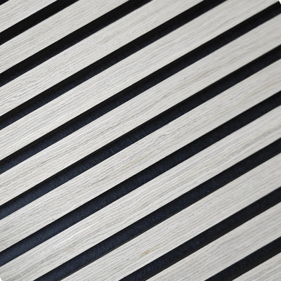 PANELUX™ Silver Oak Acoustic Slat Wall Panel (9' Height)