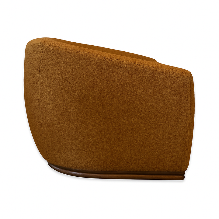 Curve 42" Accent Chair - Rust