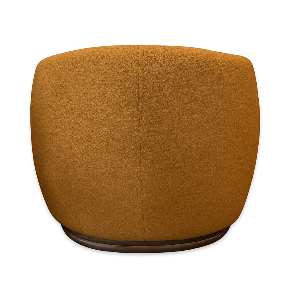 Curve 42" Accent Chair - Rust