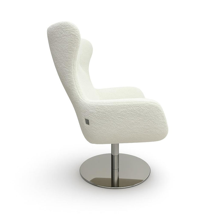 Hjort Knudsen 29" 3001 Asger Swivel Chair - Teddy Cream