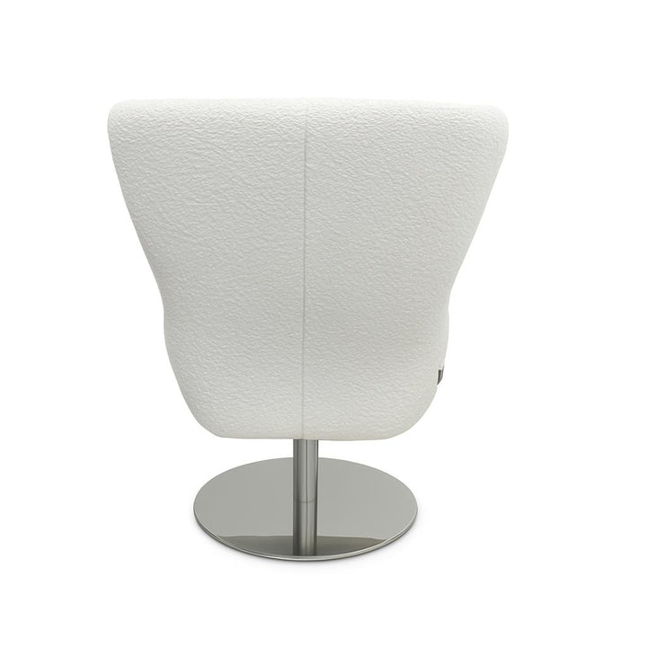 Hjort Knudsen 29" 3001 Asger Swivel Chair - Teddy Cream