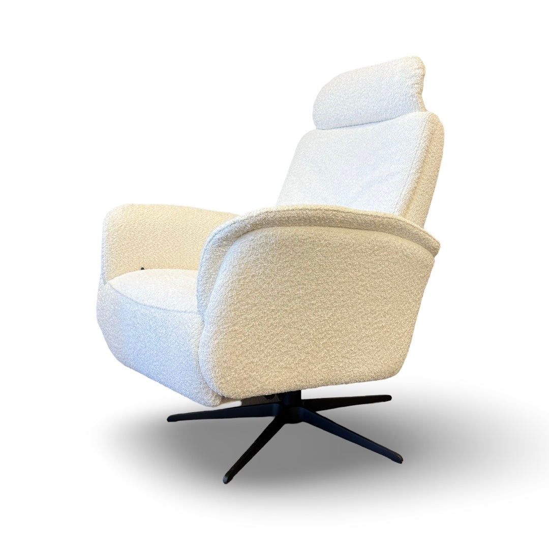 Hjort Knudsen 30" 8011 Recliner Chair - Teddy Cream
