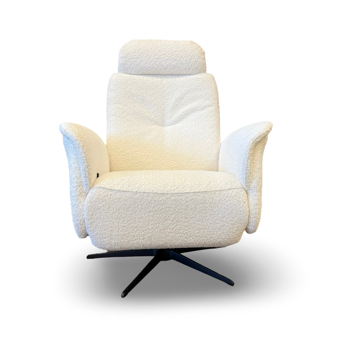 Hjort Knudsen 30" 8011 Recliner Chair - Teddy Cream