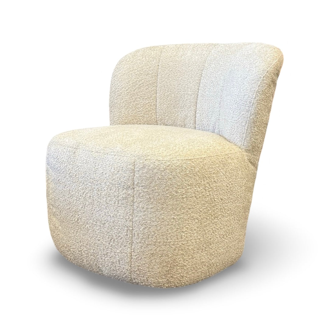 Hjort Knudsen 29" Bjorn 1360 Swivel Chair - Teddy Beige