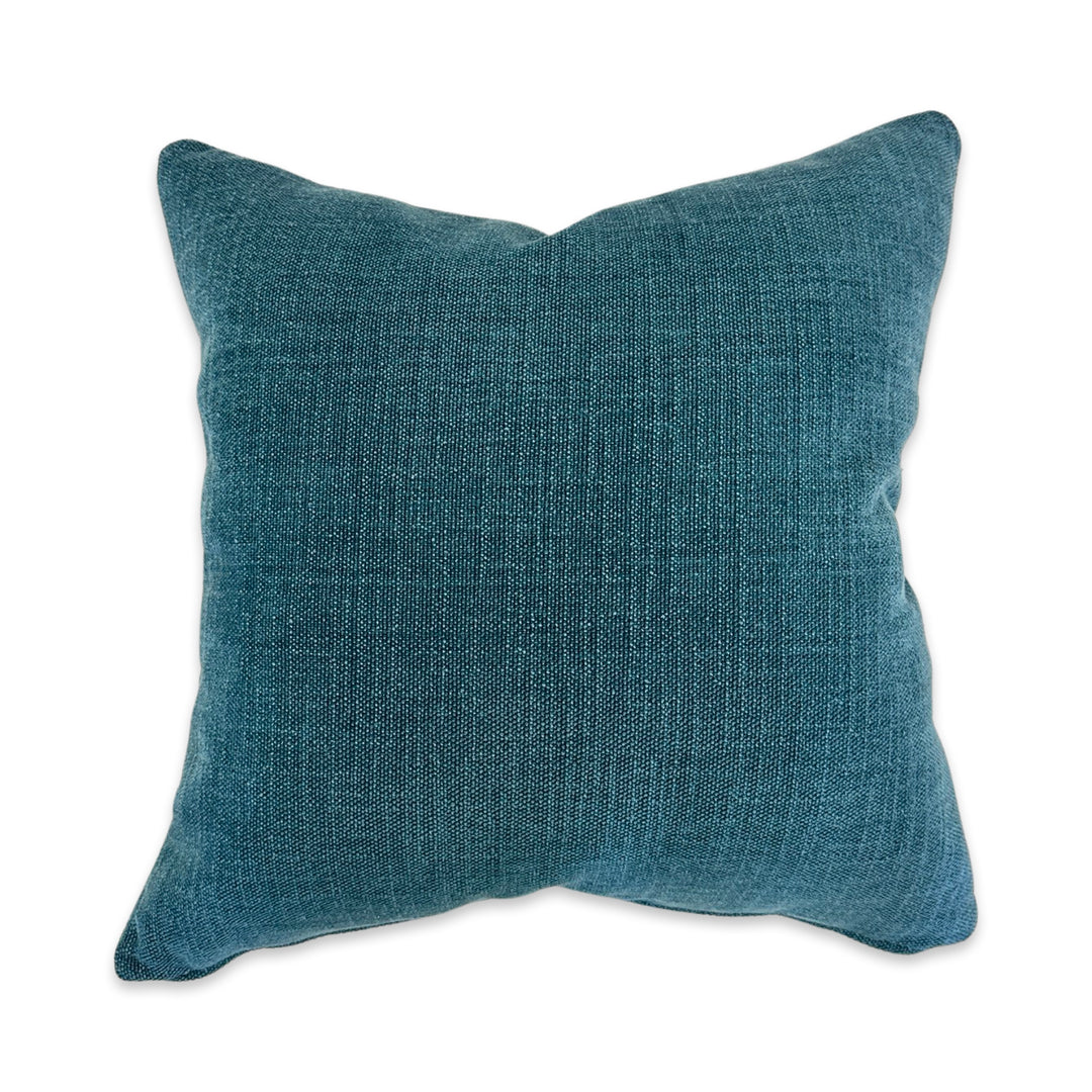 Fabric Pillows with 100% Feather Insert - Opulence Midnight Jade