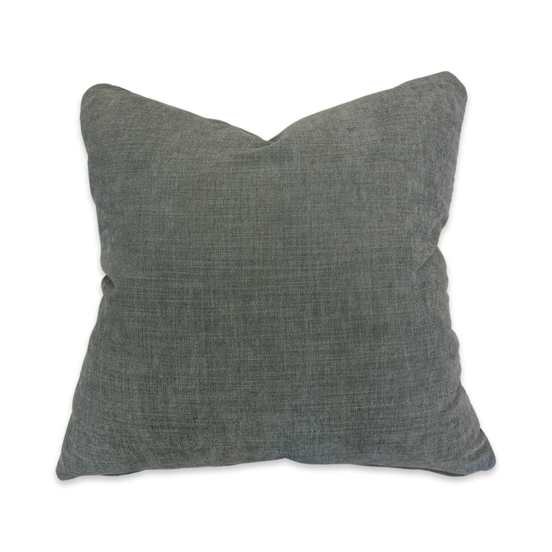 Fabric Pillows with 100% Feather Insert - Paris Storm