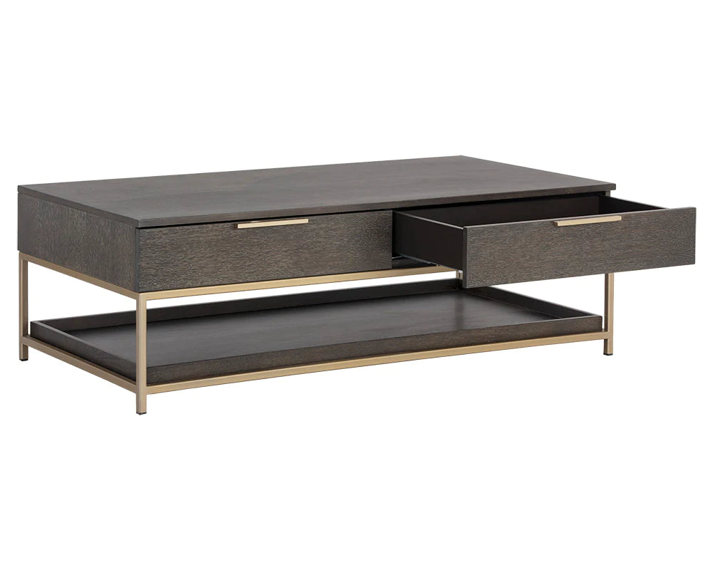 Rebel 55" Coffee Table - Charcoal Grey