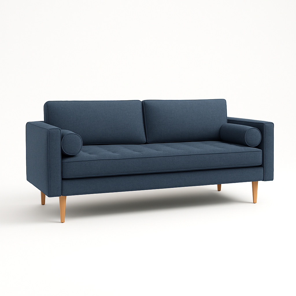 Retreat 82.75" Fabric Sofa - Denim