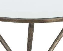 Turino Glass Top 19.75" Side Table