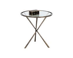 Turino Glass Top 19.75" Side Table
