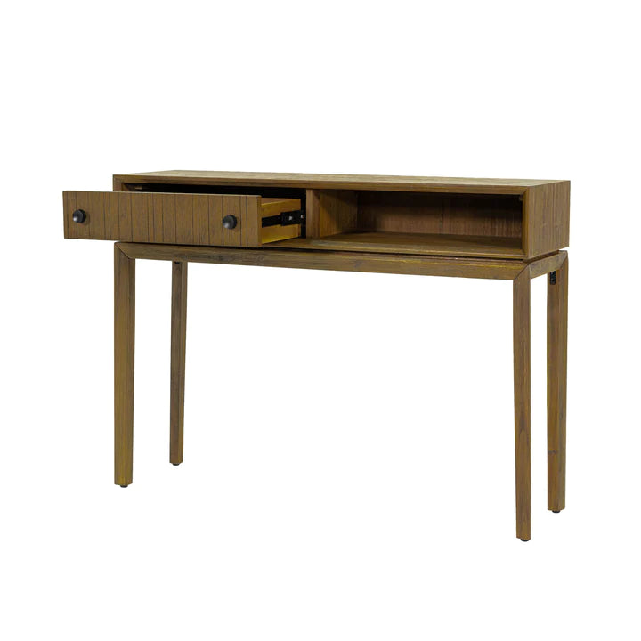 West 43.31" Console Table - Chestnut