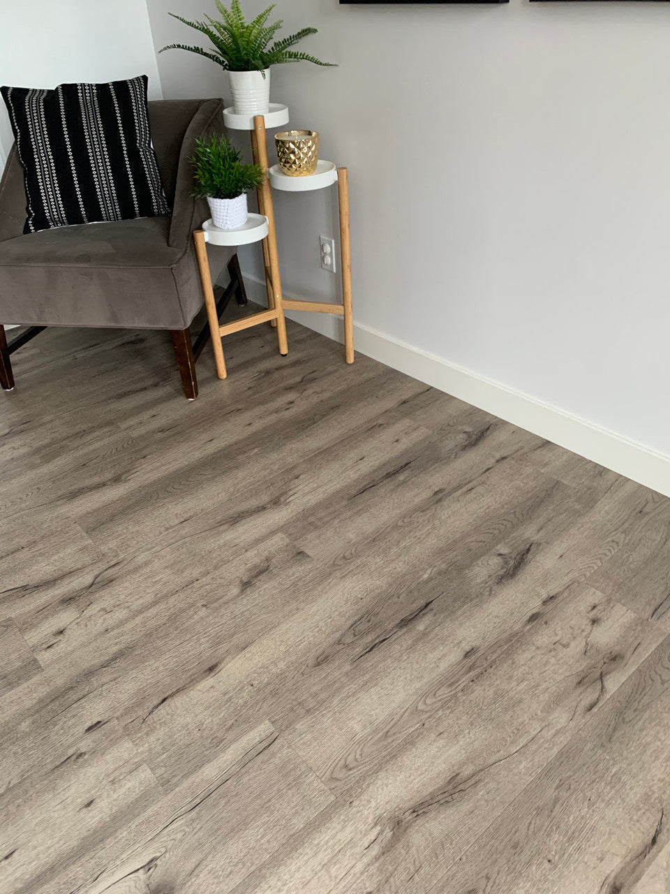 light wood Vinyl Plank Flooring with grey hue