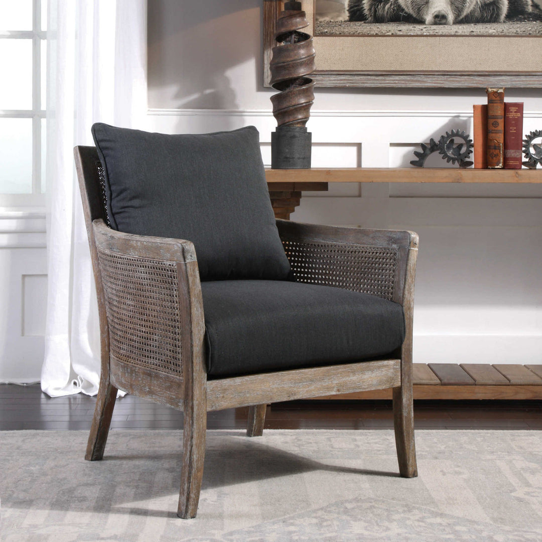 Contemporary Solid wood Accent Chair