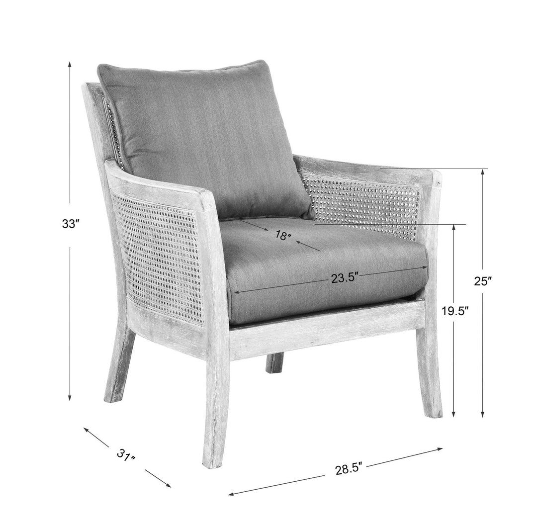 Contemporary Solid wood Accent Chair