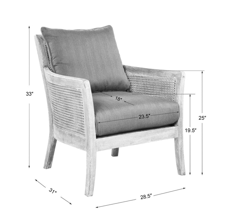 Contemporary Solid wood Accent Chair