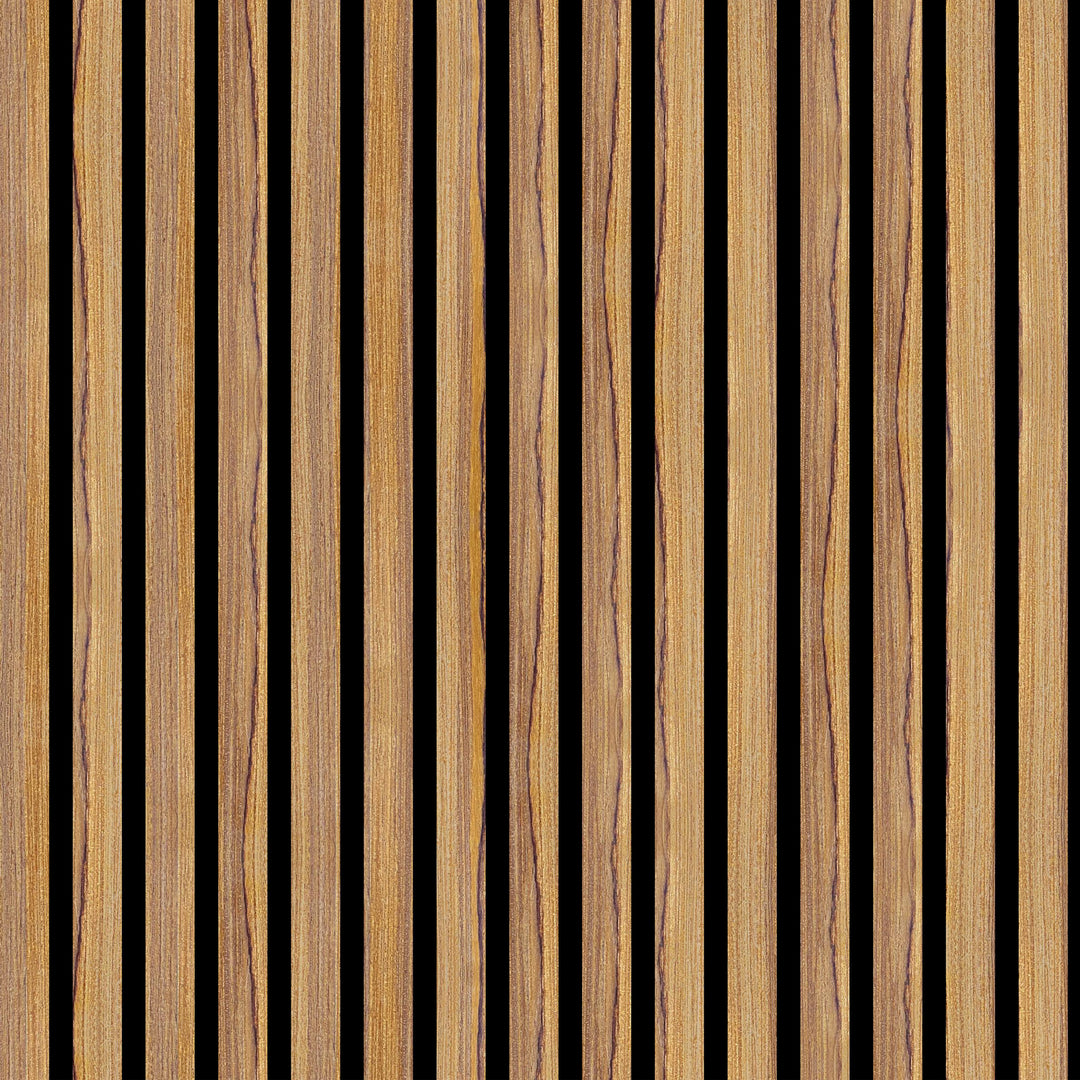 PANELUX™ Teak Acoustic Slat Wall Panel (9' Height)