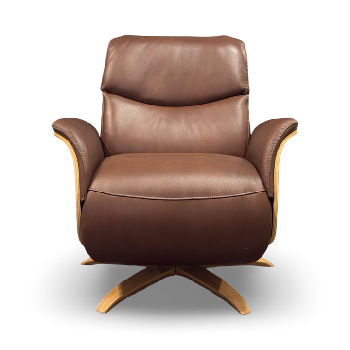 Hjort Knudsen 30" 8280 Marrone Leather Recliner Chair
