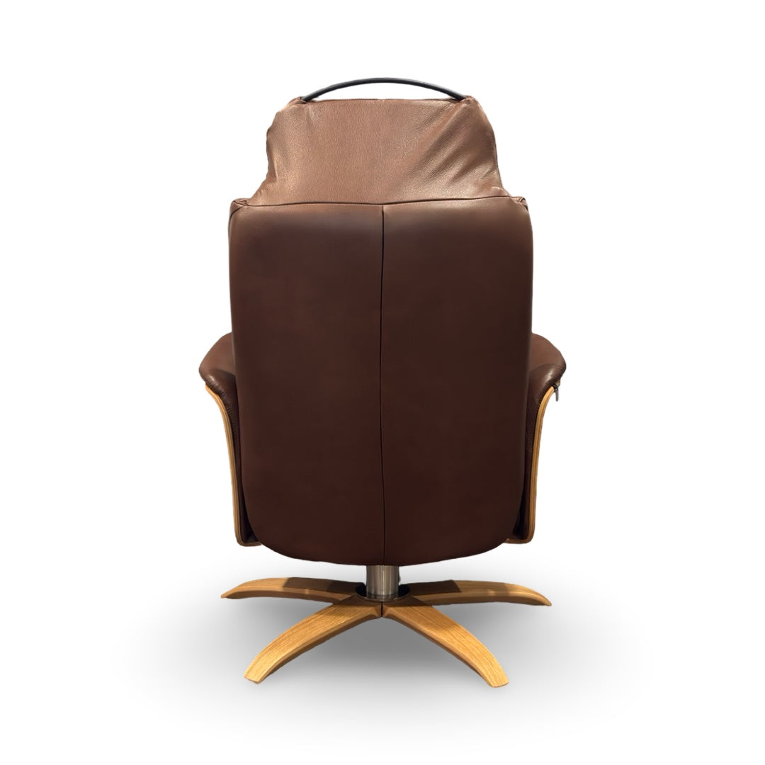 Hjort Knudsen 30" 8280 Marrone Leather Recliner Chair