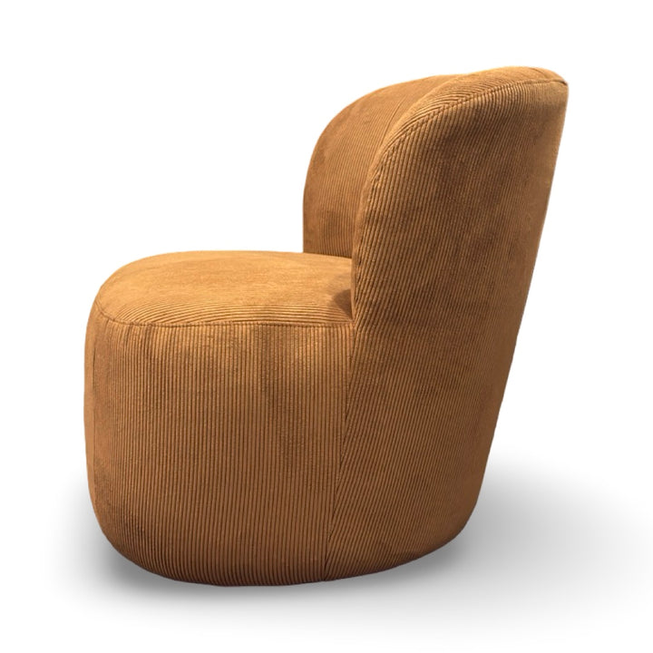 Hjort Knudsen 29" Bjorn 1360 Swivel Chair - Rebel Cognac