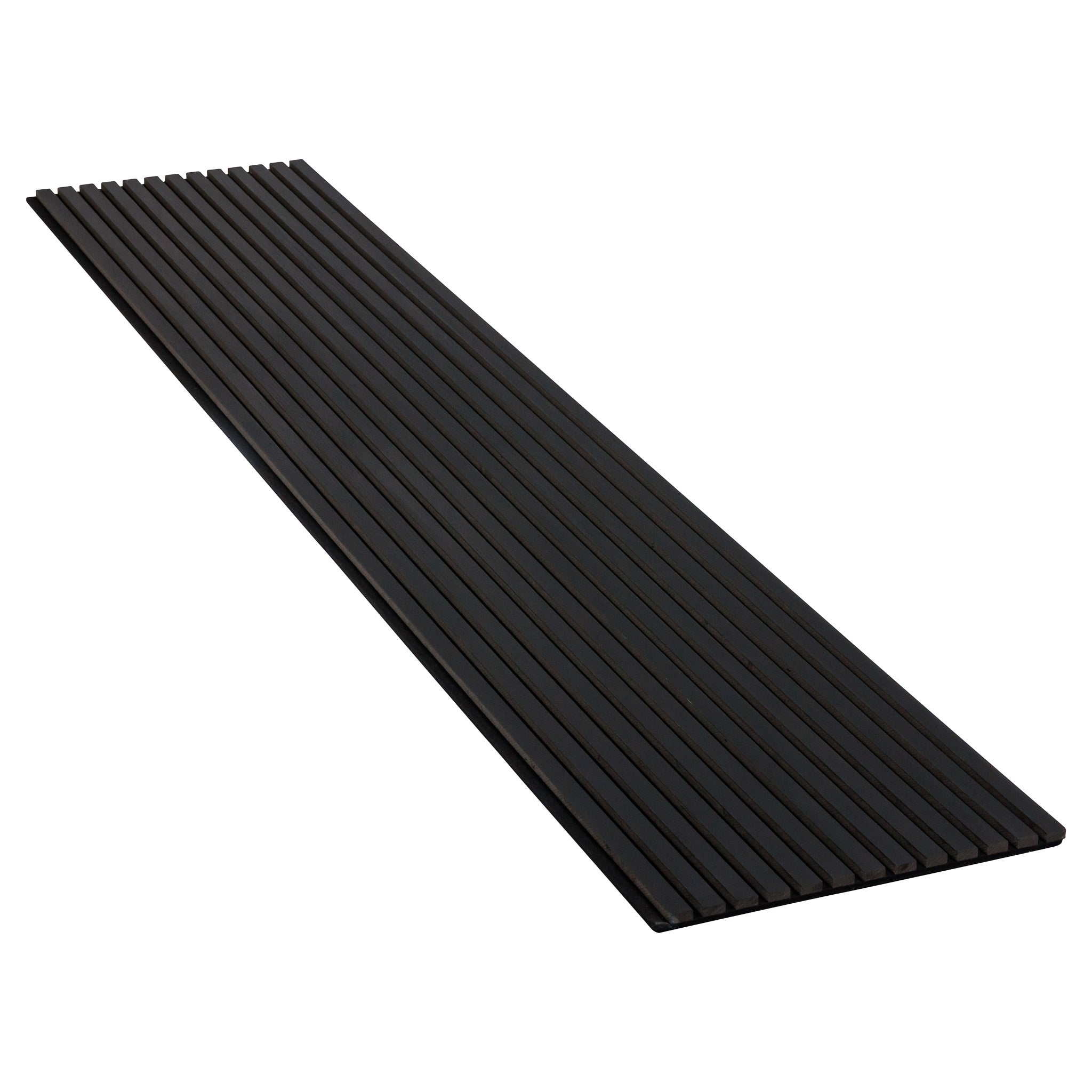 In the Woods...ブラックメタル　blackl PANELUX™ Black Oak Acoustic Slat Wall Panel (9' Height) – PARKER +