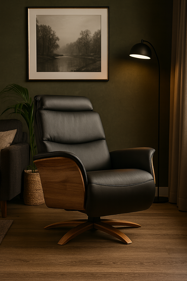 Hjort Knudsen 30" 8280 Leather Recliner Chair