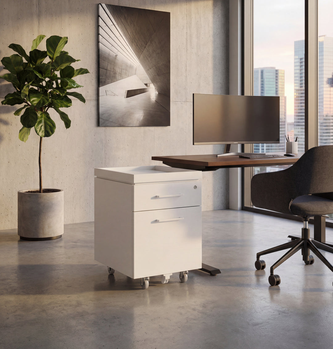 Centro 6407 Mobile File Pedestal