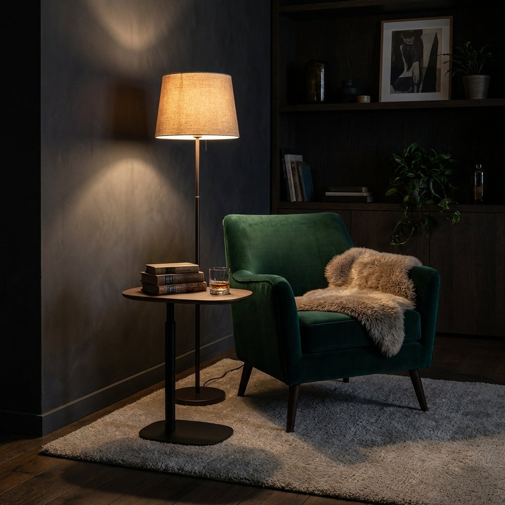 Serif 1046 Wood Lift Laptop / Side Table
