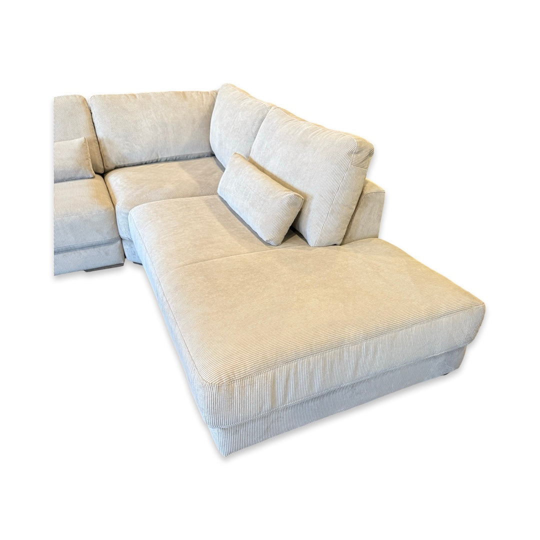 Hjort Knudsen 132" 2289 Sectional Sofa - Rebel Shitake