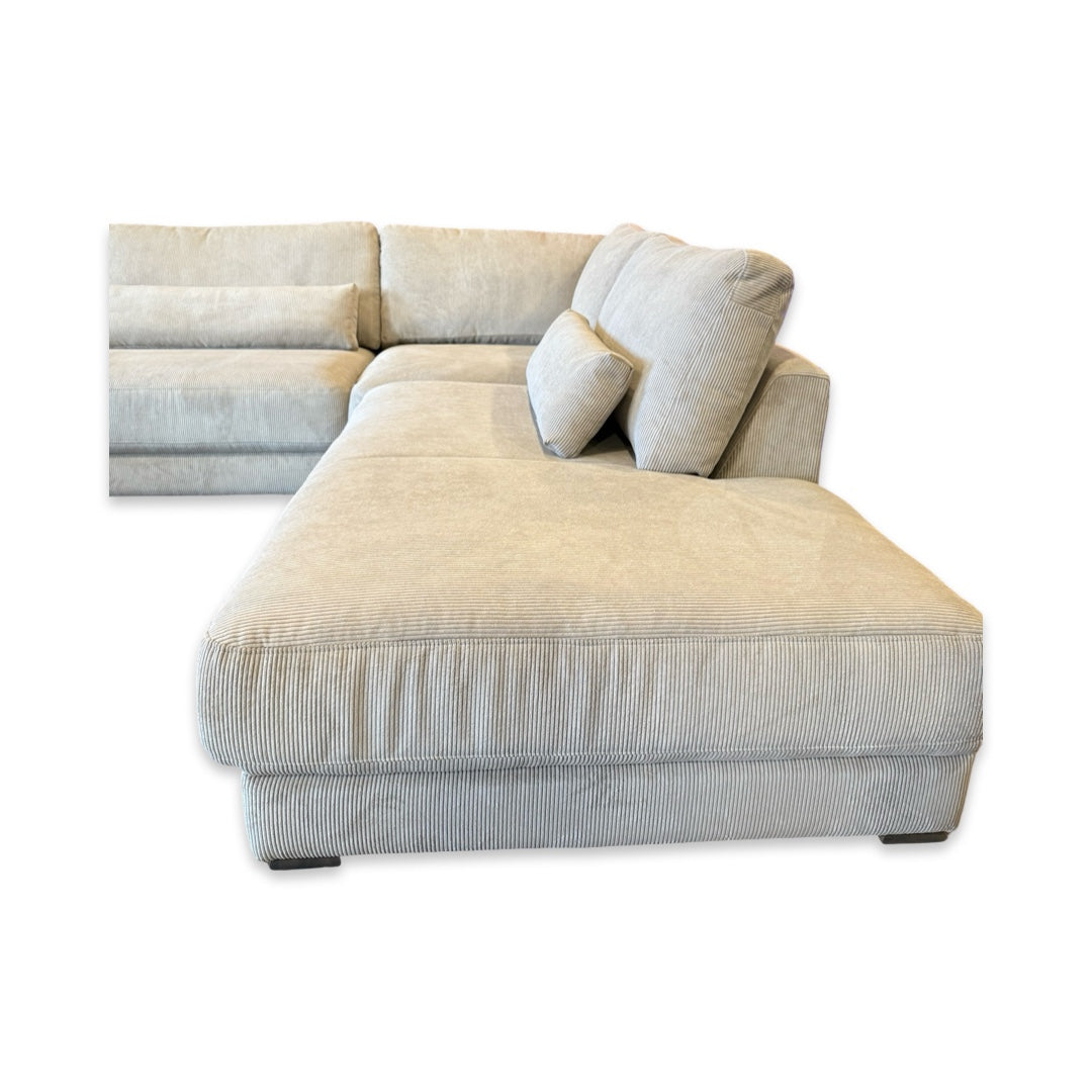 Hjort Knudsen 132" 2289 Sectional Sofa - Rebel Shitake