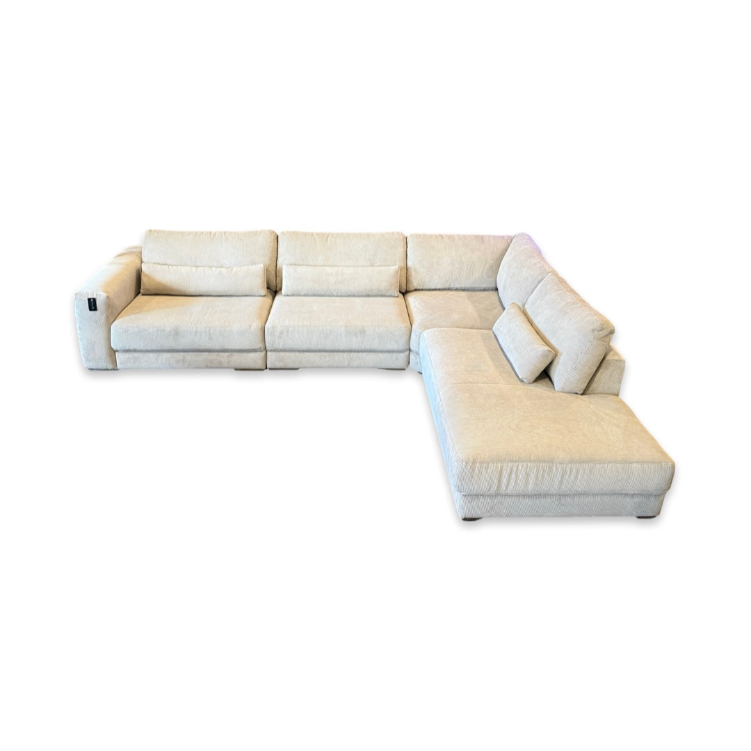 Hjort Knudsen 132" 2289 Sectional Sofa - Rebel Shitake