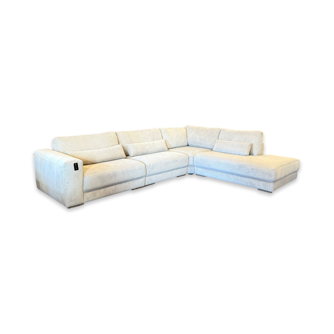 Hjort Knudsen 132" 2289 Sectional Sofa - Rebel Shitake
