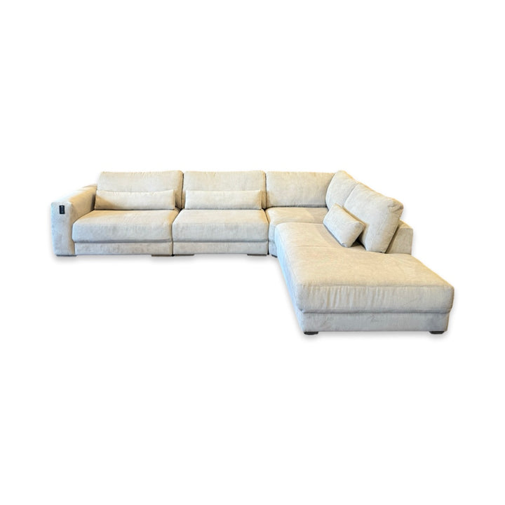 Hjort Knudsen 132" 2289 Sectional Sofa - Rebel Shitake