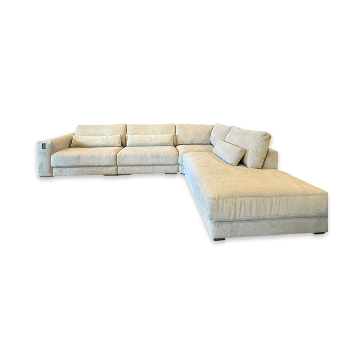Hjort Knudsen 132" 2289 Sectional Sofa - Rebel Shitake