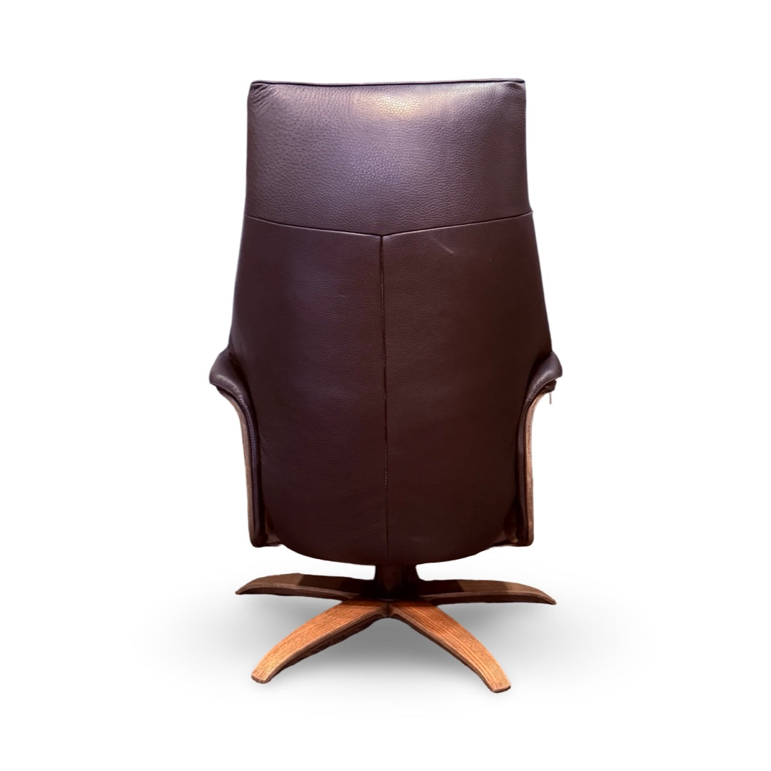 Hjort Knudsen 30" 8148 Leather Recliner Chair