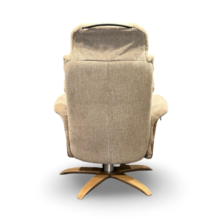 Hjort Knudsen 30" 8280 Shearling Recliner Chair - Nordic Blonde