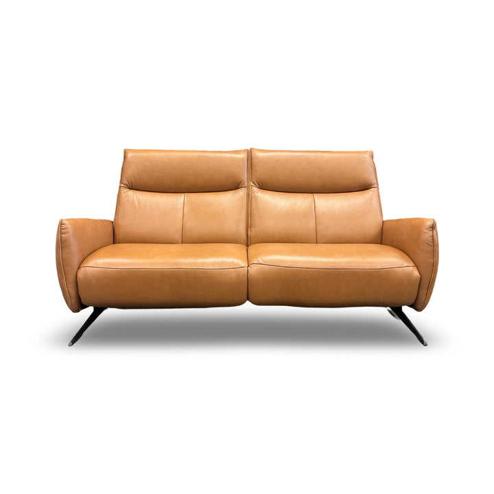 Hjort Knudsen 76" 2378 3-Seat Recliner Sofa - Light Cognac