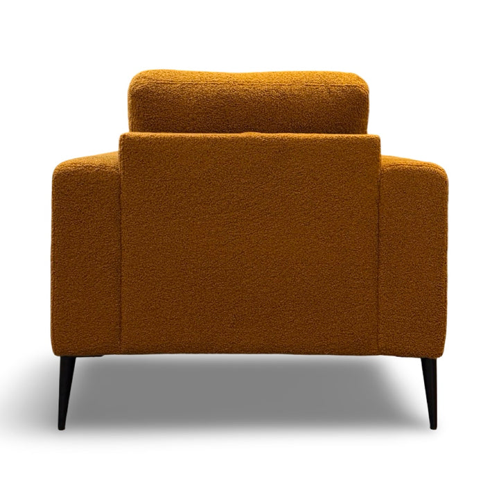 Holland 36" Teddy Fabric Accent Chair - Gold
