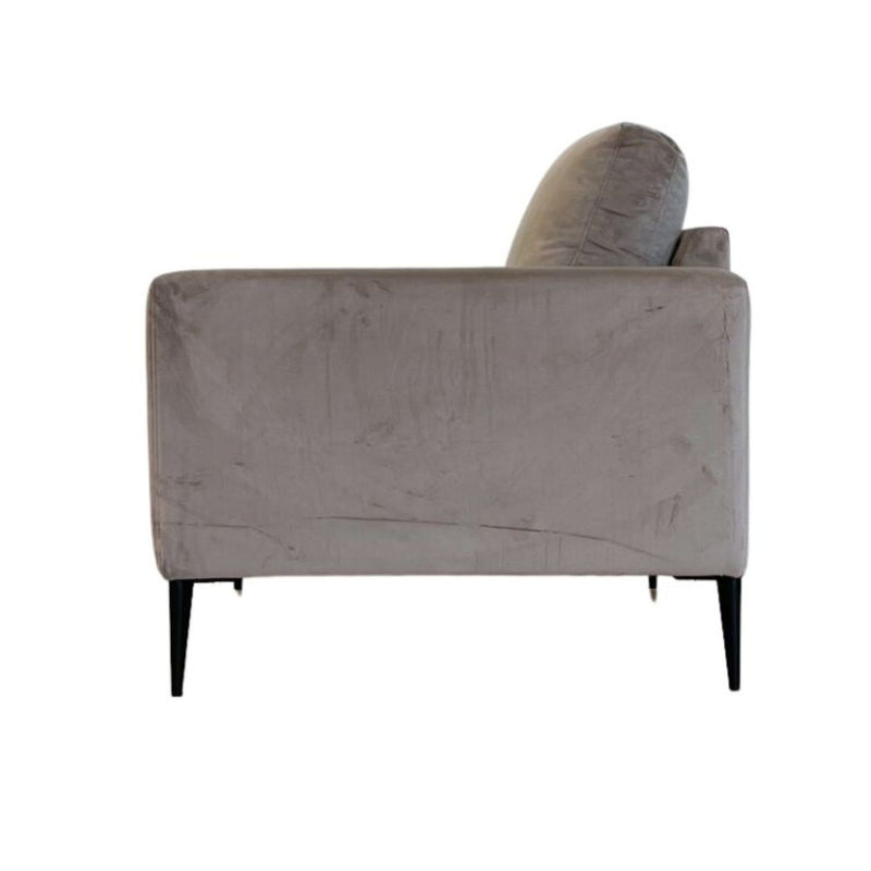 Holland Velvet Chair - Cobblestone