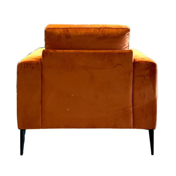 Holland 36" Velvet Accent Chair - Cognac