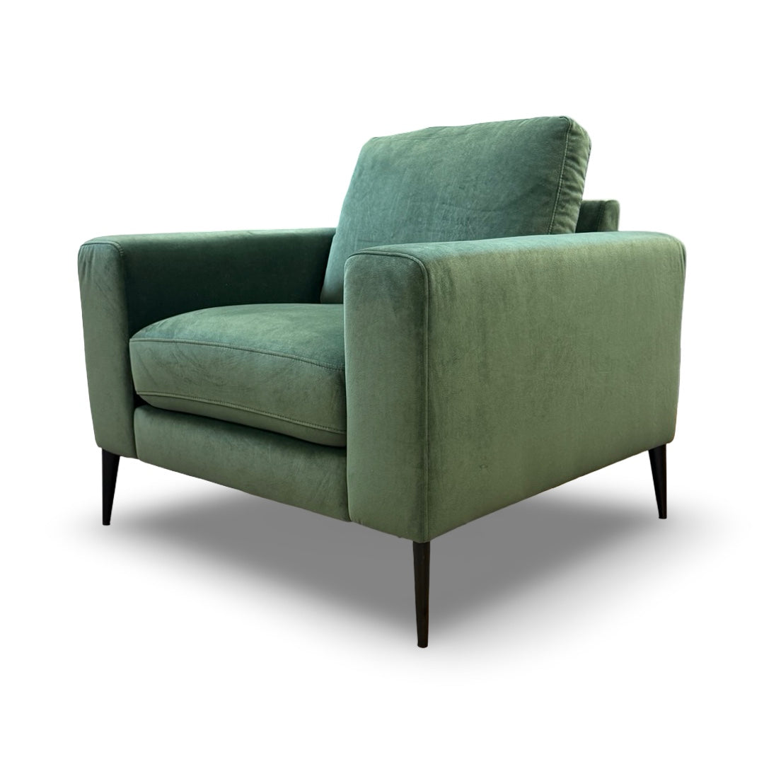 Holland 36" Velvet Accent Chair - Fern
