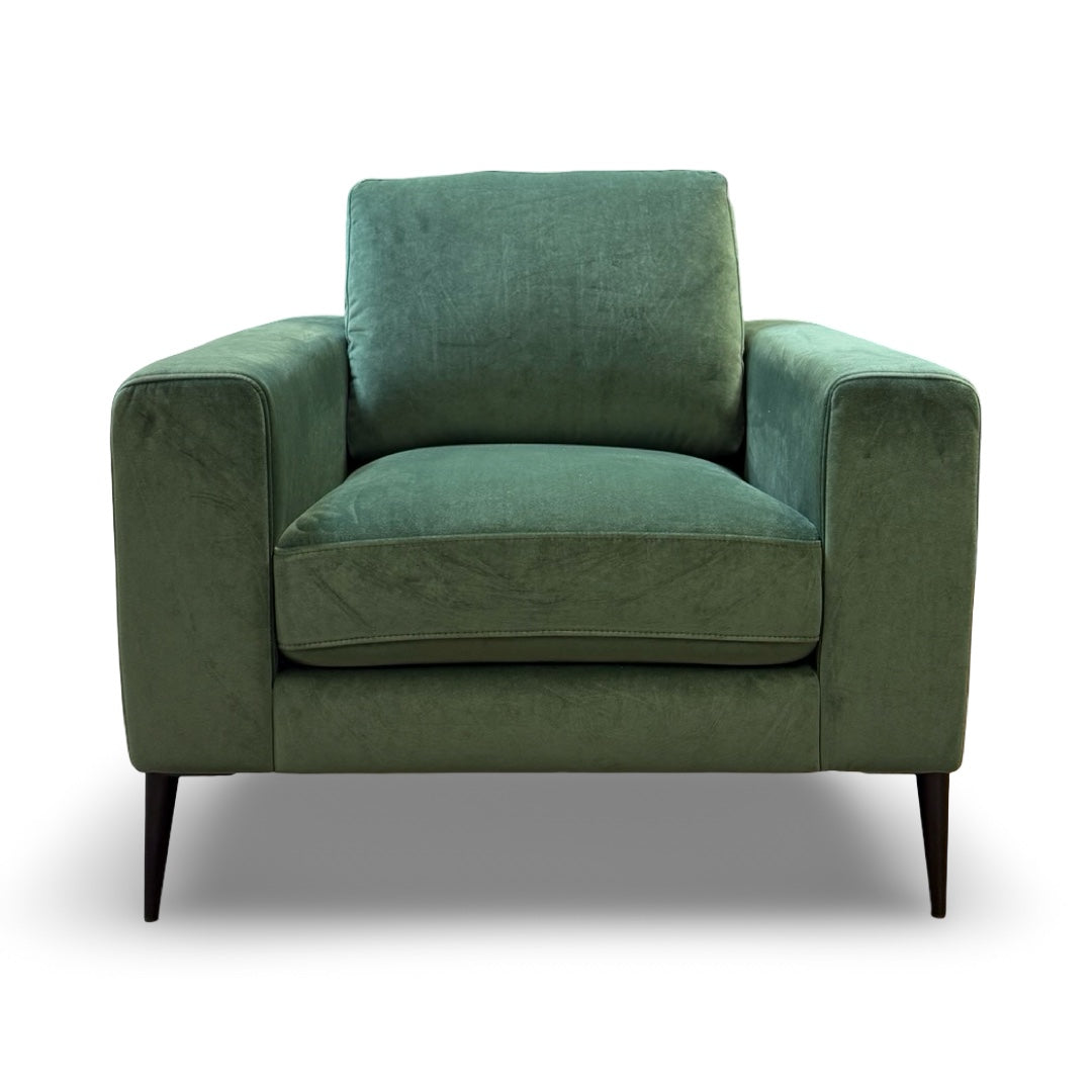 Holland 36" Velvet Accent Chair - Fern