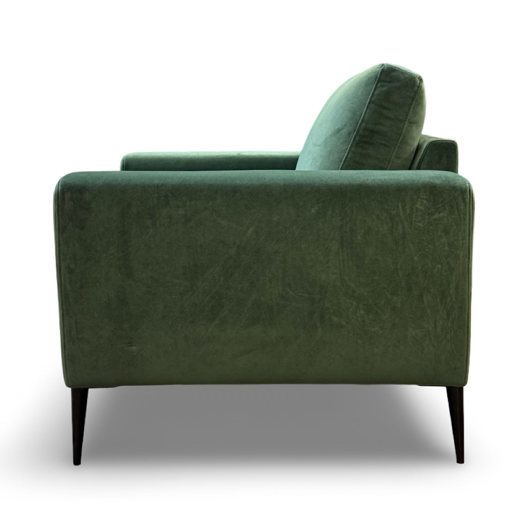 Holland 36" Velvet Accent Chair - Fern