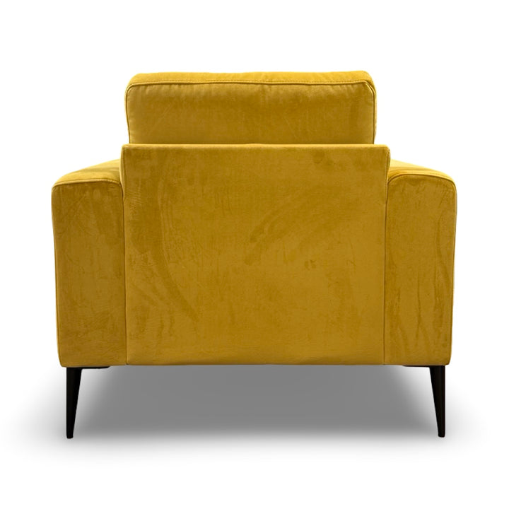 Holland 36" Velvet Accent Chair - Buttercup