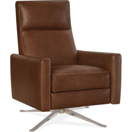 L1728-01RS Leather Recliner Swivel Chair — Lee Industries