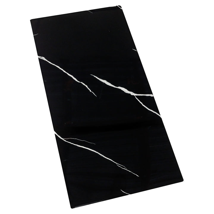 PANELUX™ marble Nero Marquina (2' x 4') UV Marble Panel (4 pack)