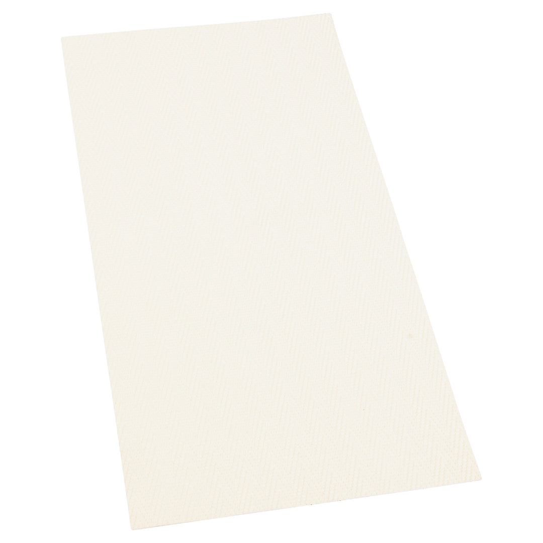PANELUX™ stone - Linenweave Ivory Flexible Stone (2' x 4') Wall Panel (4 pack)