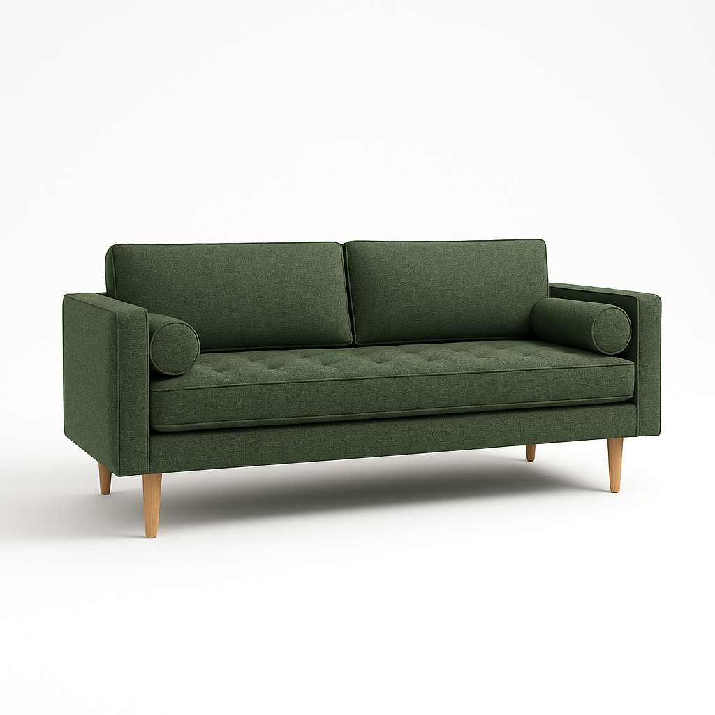Retreat 82.75" Fabric Sofa - Fern
