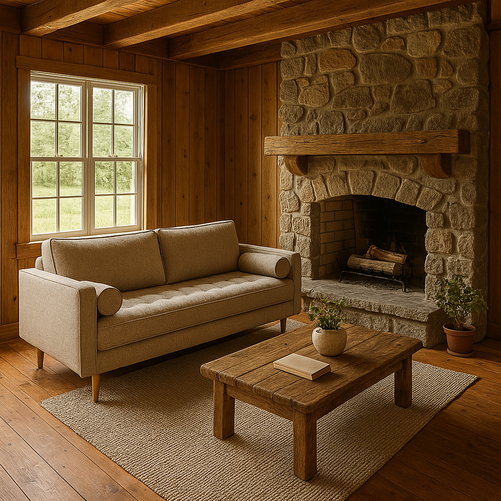 Retreat 82.75" Fabric Sofa - Cobblestone