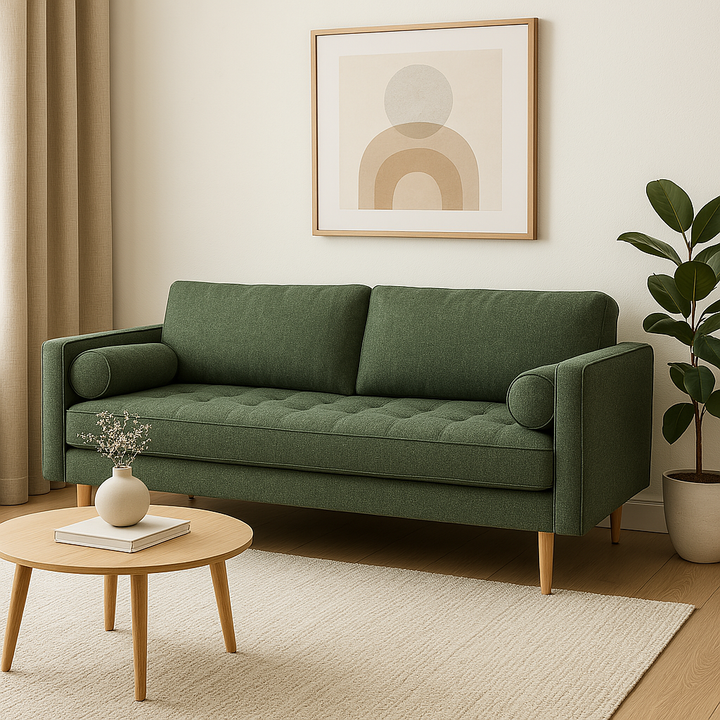 Retreat 82.75" Fabric Sofa - Fern
