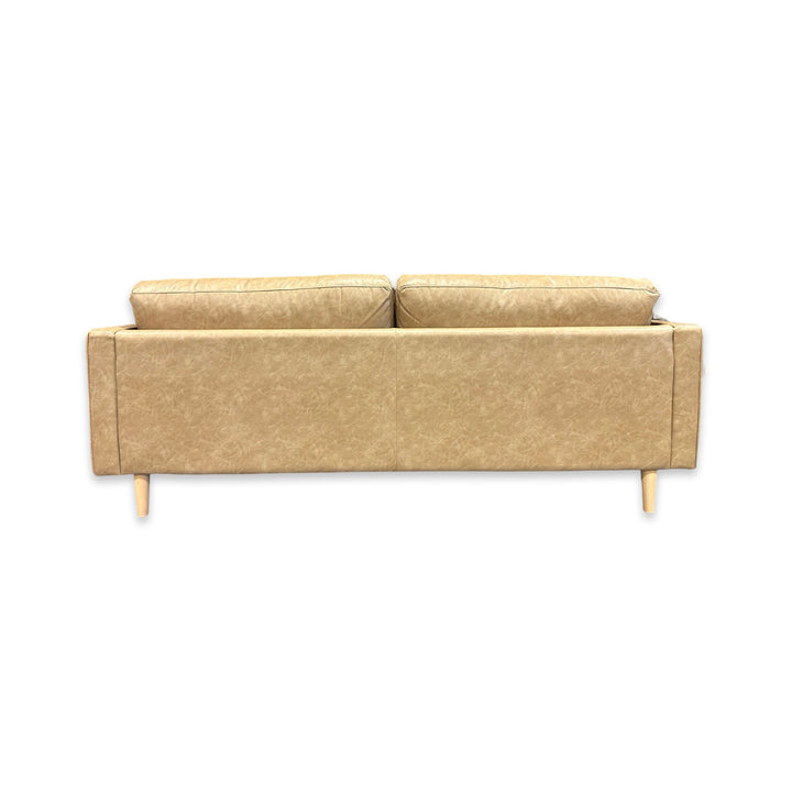 Retreat 82.75" Eco-Leather Sofa - Biscotti